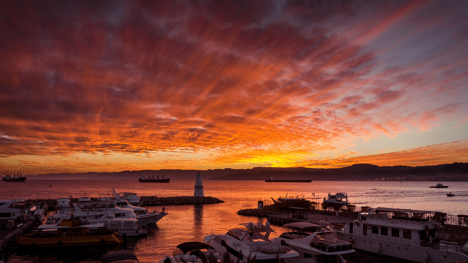 aqaba atardecer