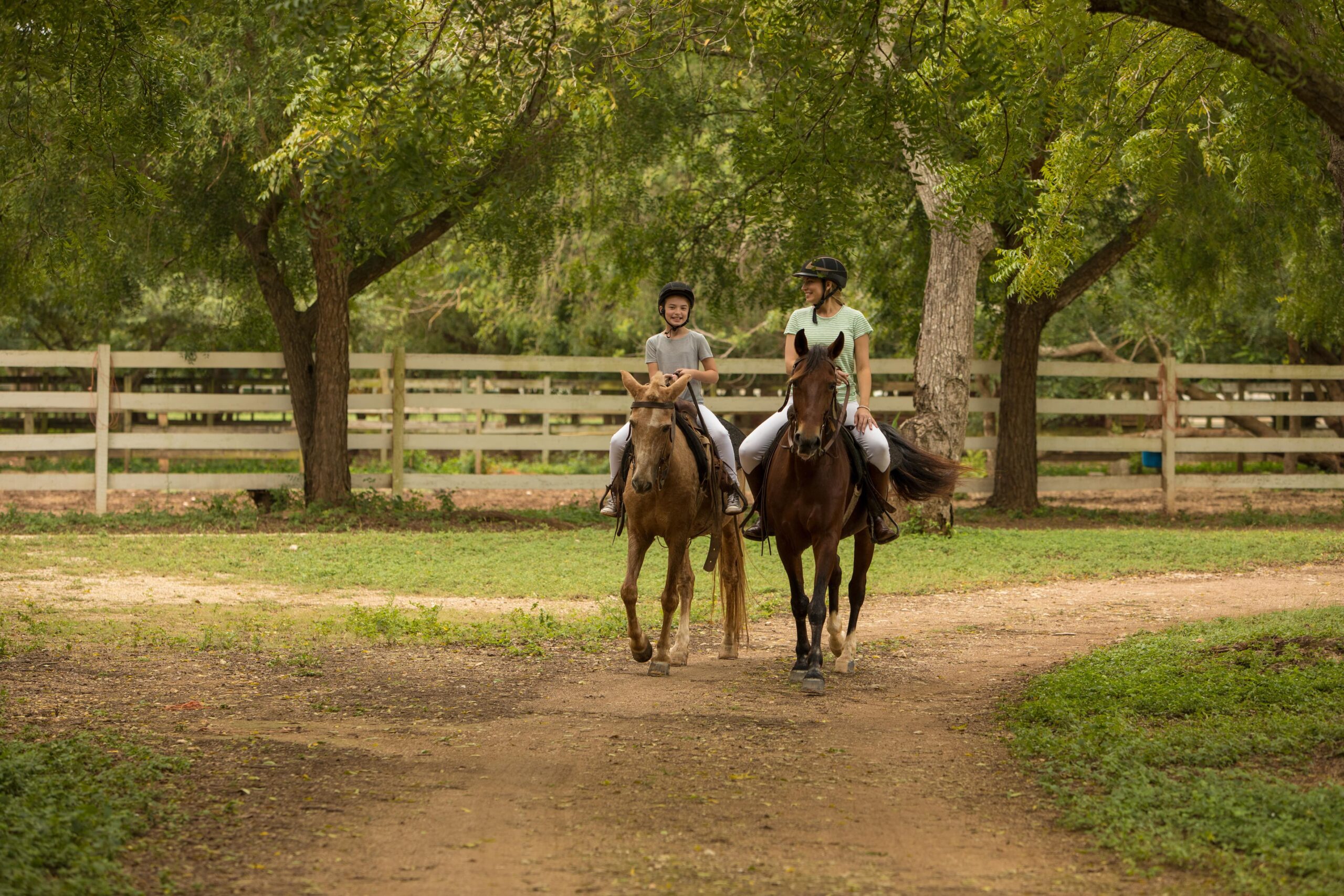 paseo a caballo casa de campo